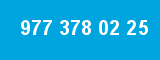 977 378 02 25 977 378 02 25